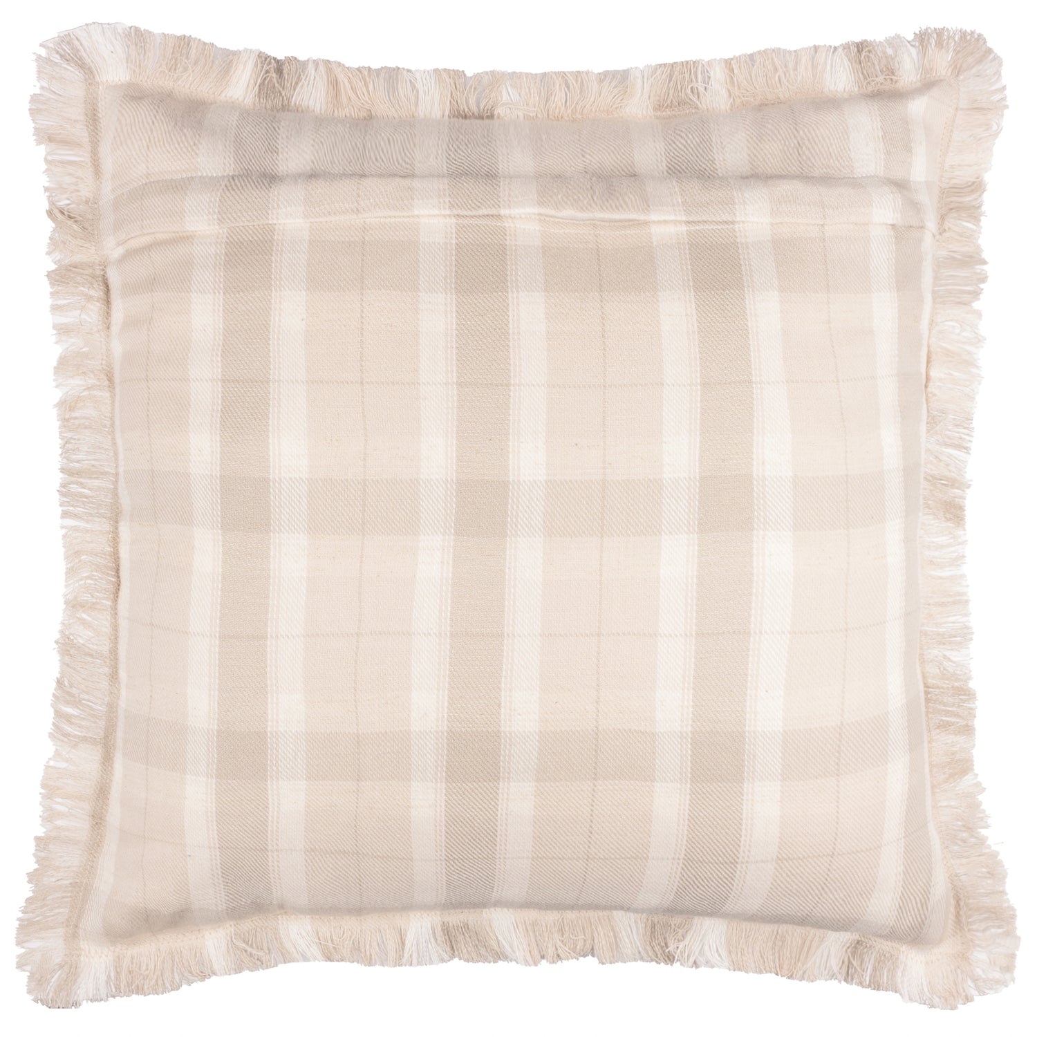Voyage Maison Arrochar Tartan Outdoor Filled Cushion 50cm x 50cm Nut