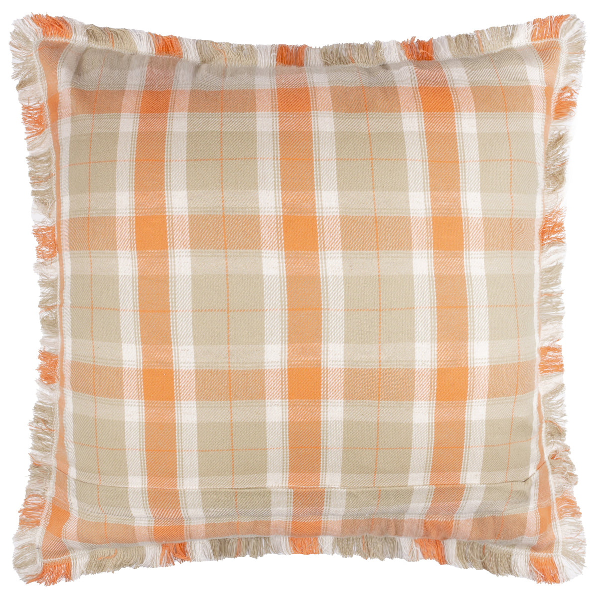 Voyage Maison Arrochar Tartan Outdoor Filled Cushion 50cm x 50cm Russet