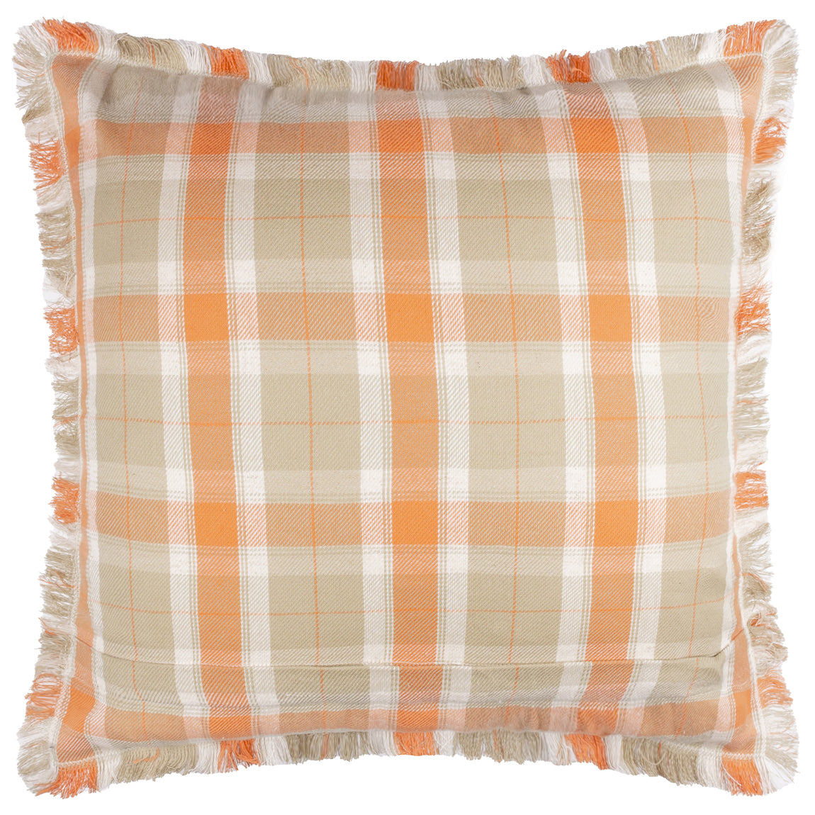 Voyage Maison Arrochar Tartan Outdoor Filled Cushion 50cm x 50cm Russet