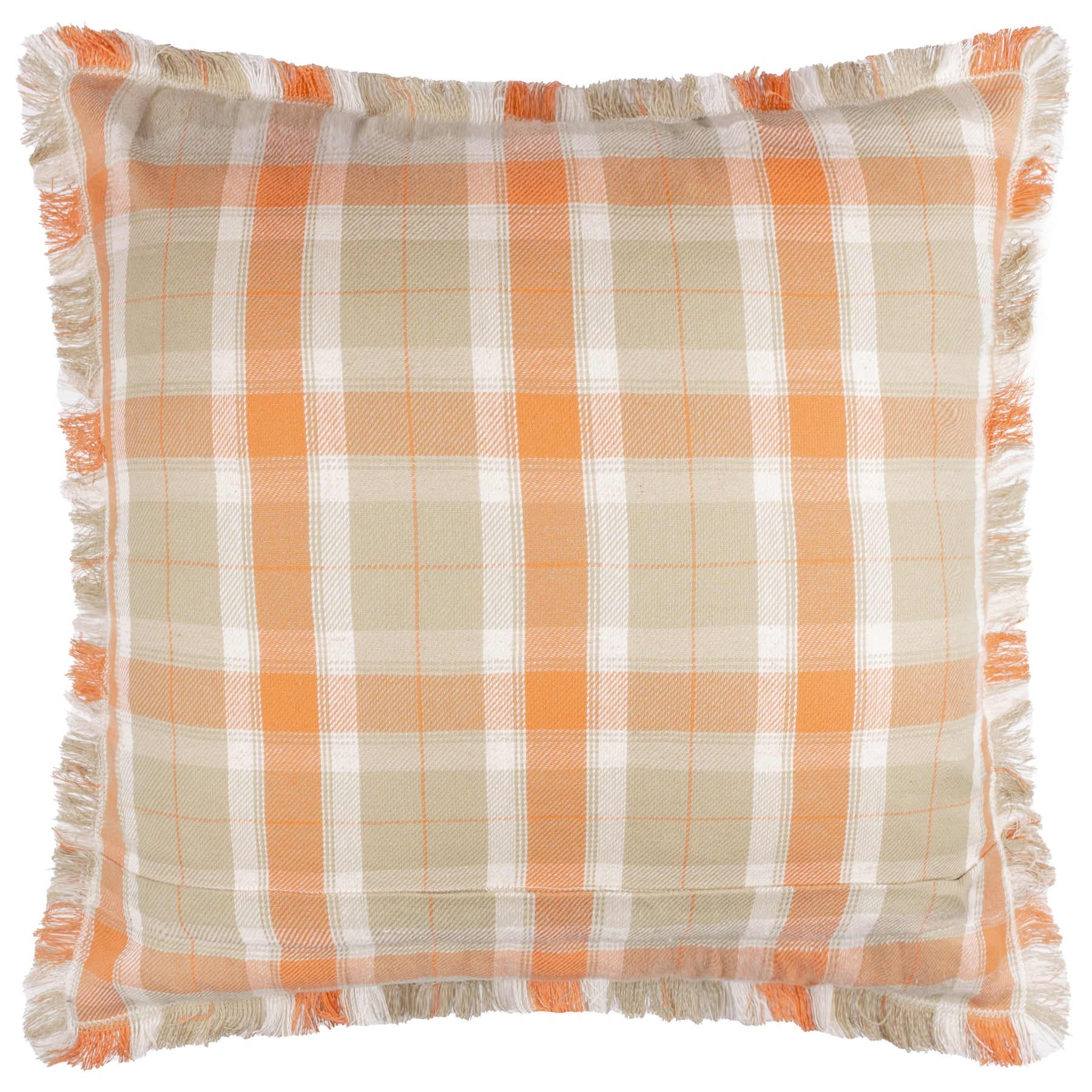 Voyage Maison Arrochar Tartan Outdoor Filled Cushion 50cm x 50cm Russet