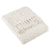 Arvo Woven Fringed Throw 130cm x 180cm Natural
