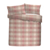 Appletree Ashford Check Brushed Cotton Duvet Cover Bedding Set Natural