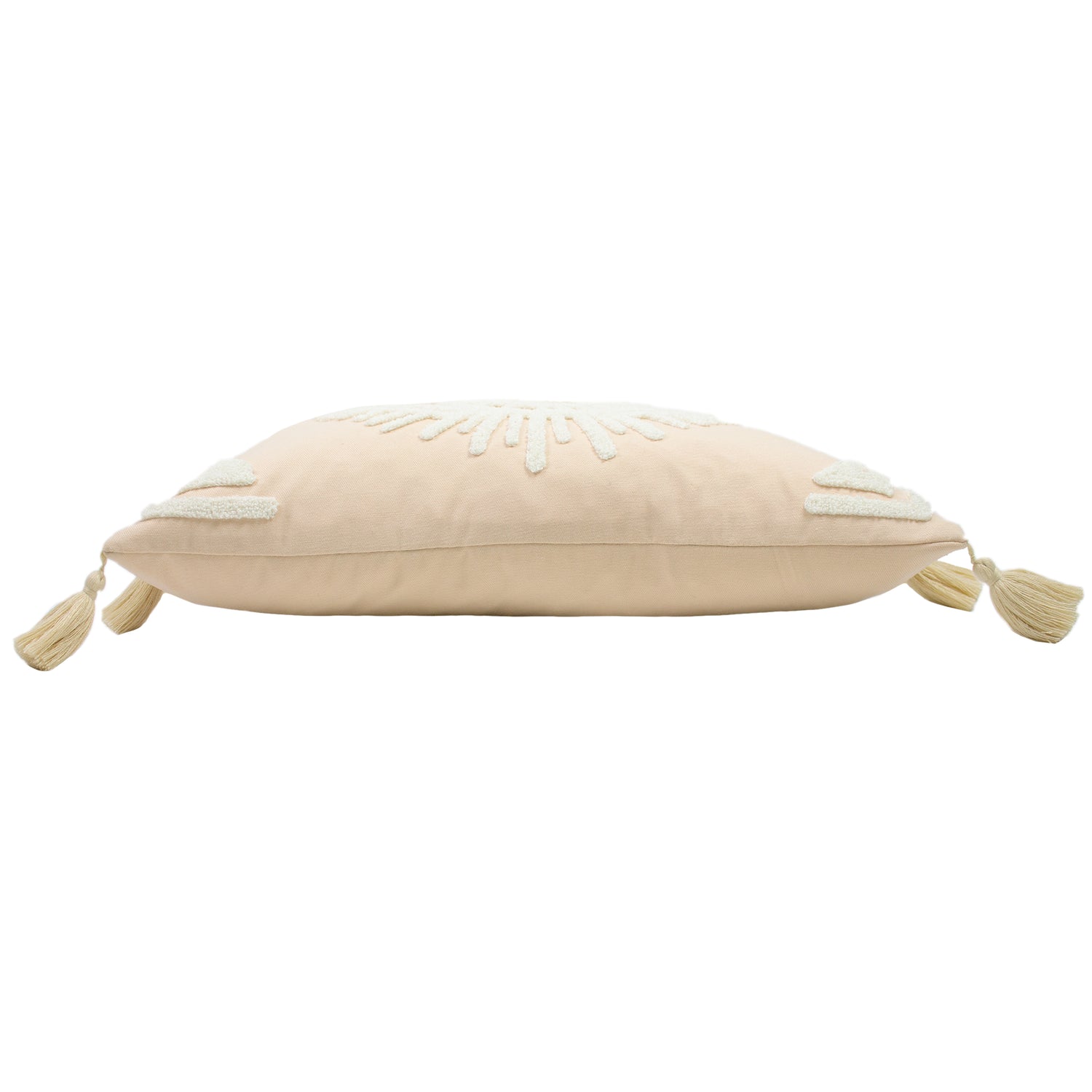 furn. Ashrameye Embroidered 35cm x 50cm Filled Boudoir Blush