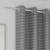 Aspen Thermal Ready Made Eyelet Blockout Curtains Grey