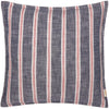 Yard Abersoch Stripe Cotton 50cm x 50cm Filled Cushion Regatta Red