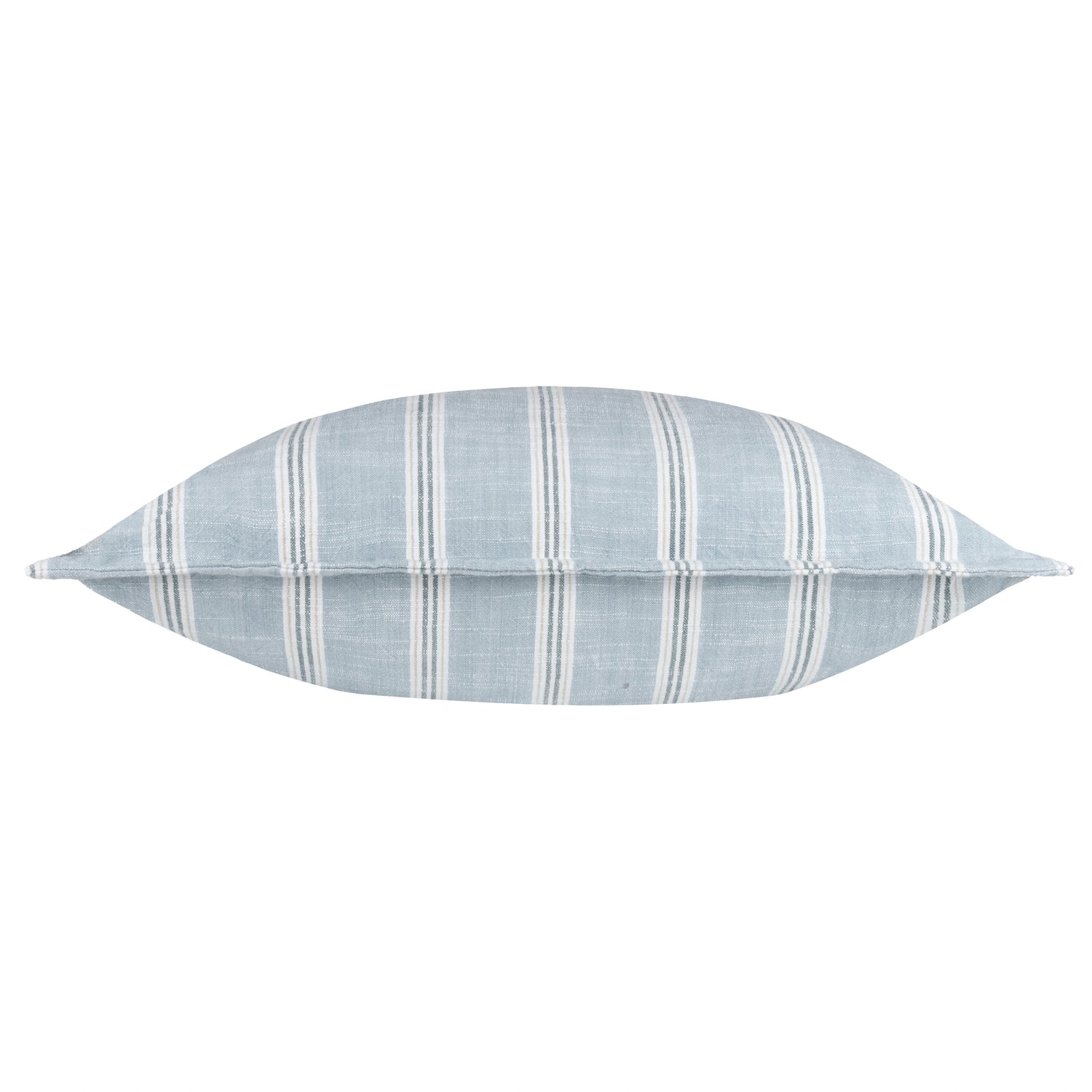 Yard Abersoch Stripe Cotton 50cm x 50cm Filled Cushion Sail Blue