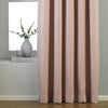 Paoletti Atlantic Twill Woven Ready Made Eyelet Curtains Blush