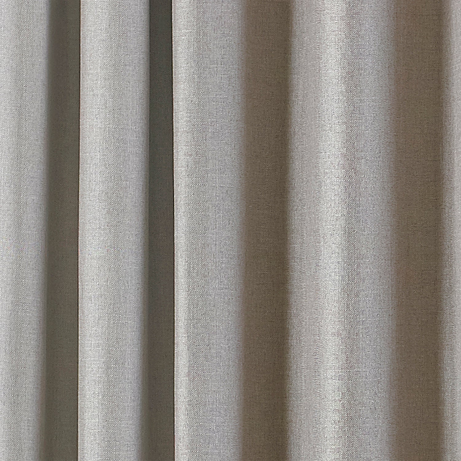 Paoletti Atlantic Twill Woven Ready Made Eyelet Curtains Natural