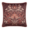 Appletree Audrey Velvet 43cmx43cm Filled Cushion Chocolate