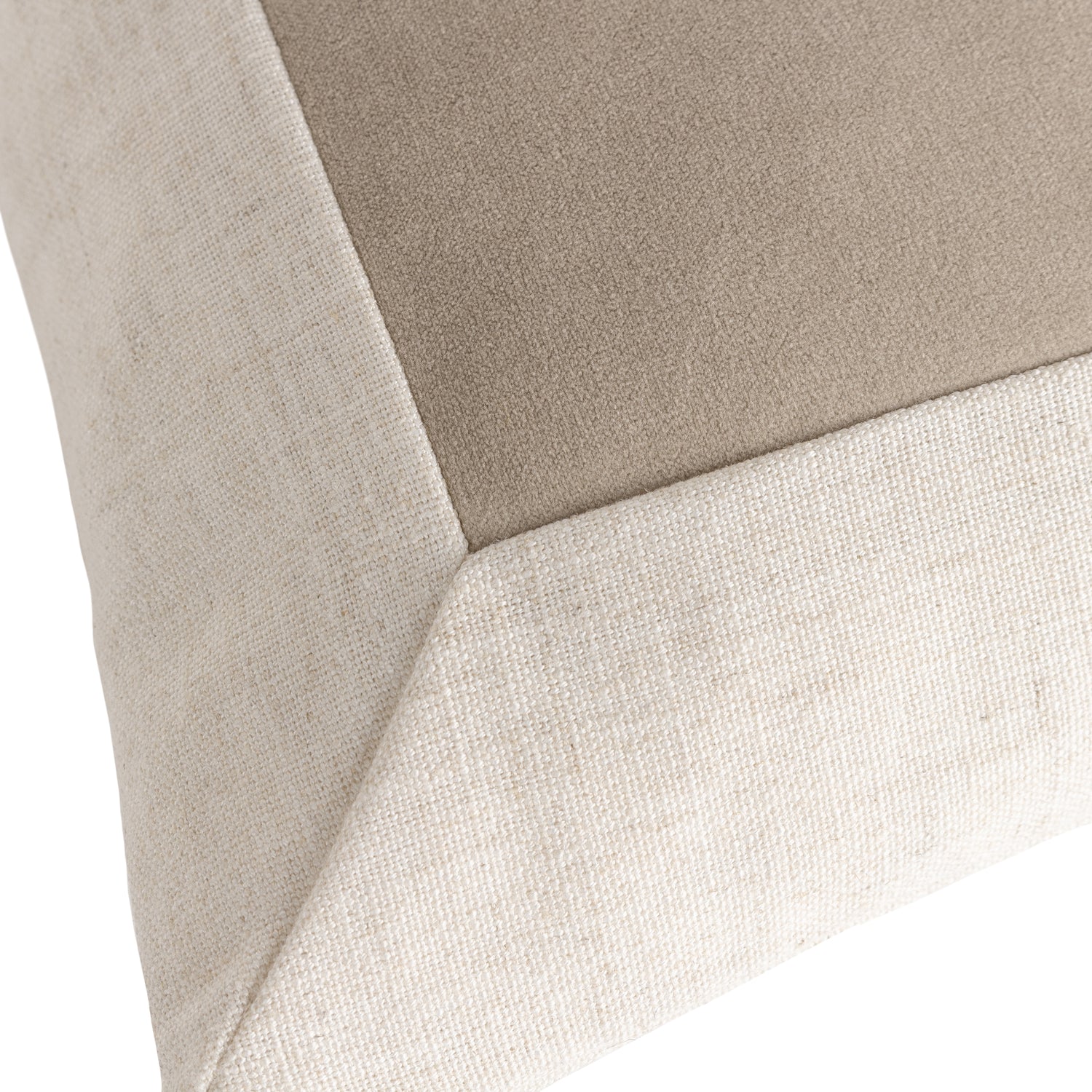 Yard Auden Linen Velvet Filled Cushion 50cm x 50cm Doe