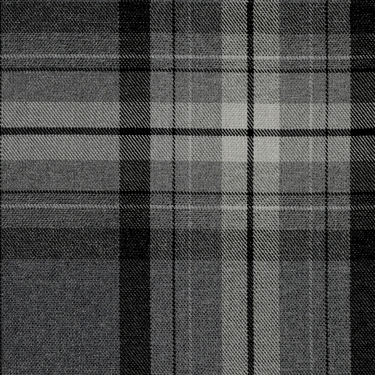 Highland Check Made to Measure Curtain Charcoal