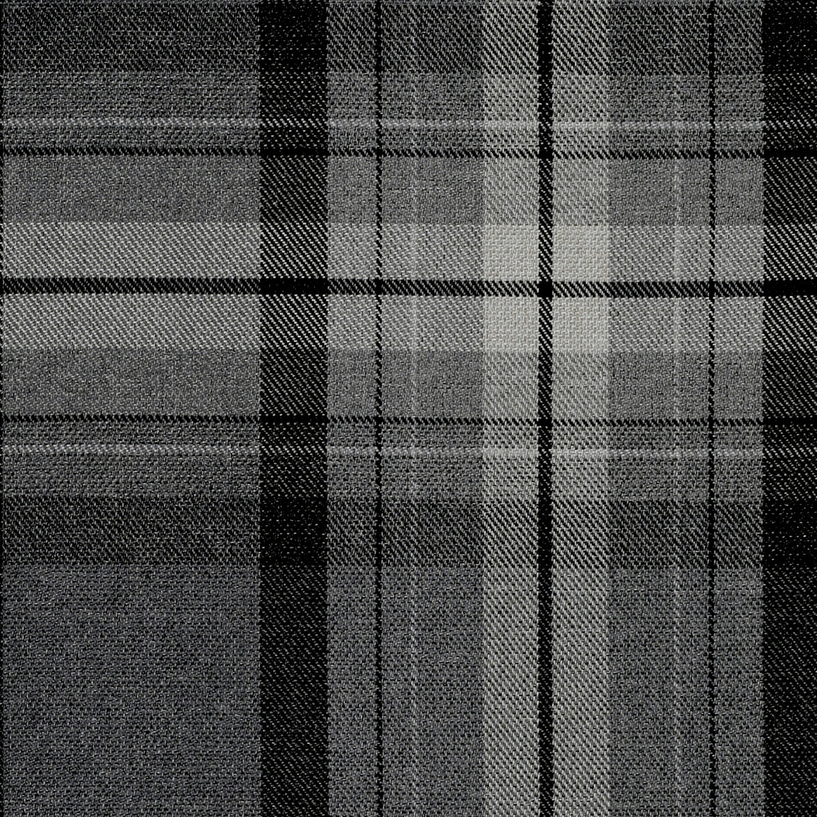 Highland Check Made to Measure Curtain Charcoal