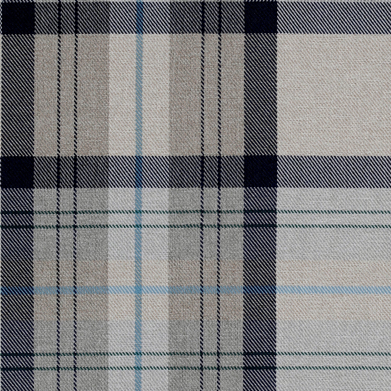 Highland Check Made to Measure Roman Blind Blue