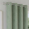 Austin Thermal Ready Made Eyelet Blackout Curtains Green
