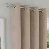 Austin Thermal Ready Made Eyelet Blackout Curtains Natural