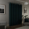 Austin Thermal Ready Made Eyelet Blackout Curtains Teal