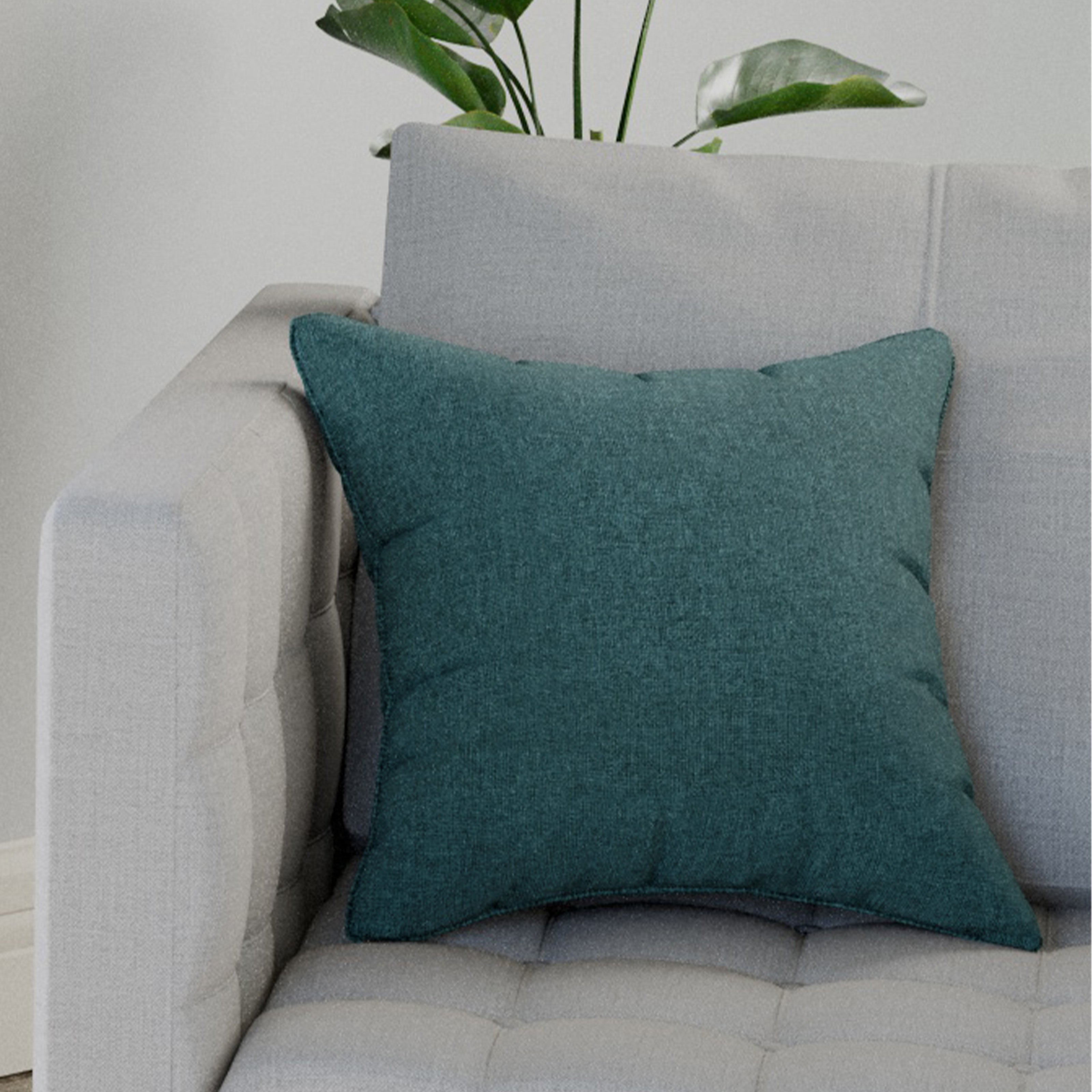 Austin 43cm x 43cm Filled Cushion teal Terrys