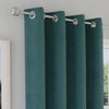 Austin Thermal Ready Made Eyelet Blackout Curtains Teal