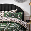Furn Avalon Geometric Duvet Cover Bedding Set Green