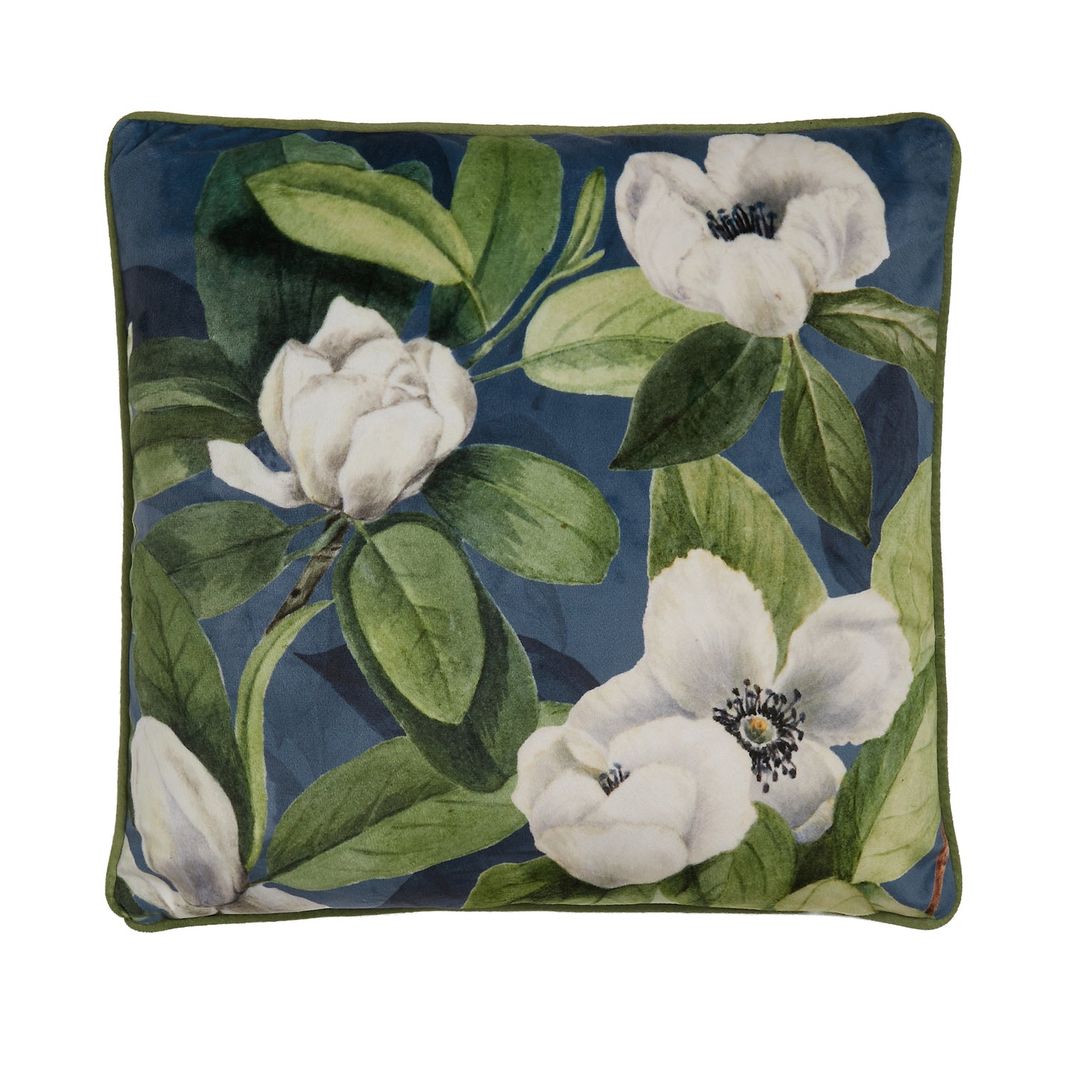 Soiree Alaya Digitally Printed Filled Cushion 43cm x 43cm Teal