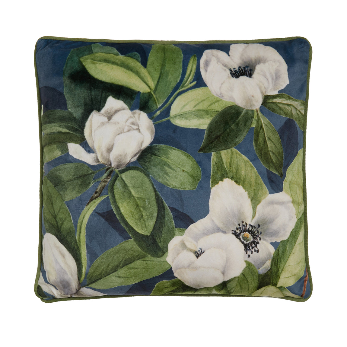 Soiree Alaya Digitally Printed Filled Cushion 43cm x 43cm Teal