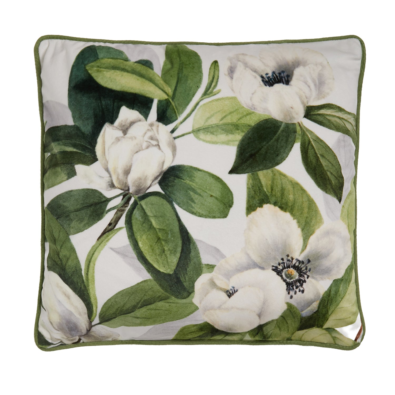 Soiree Alaya Digitally Printed Filled Cushion 43cm x 43cm Teal