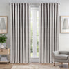 Aztec Ready Made Eyelet Blackout Curtains Cream