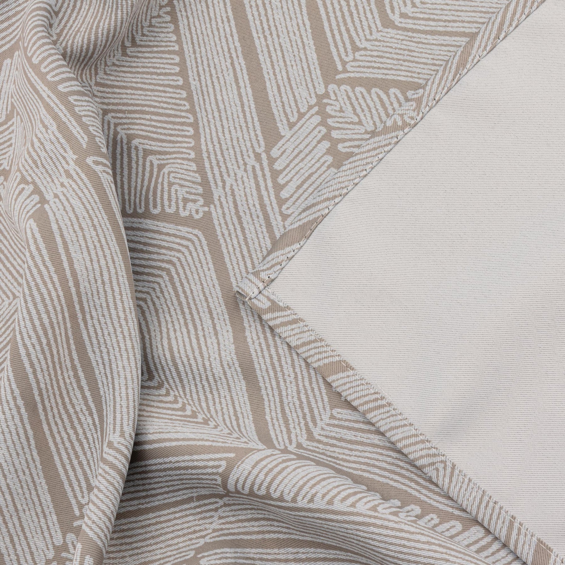 Aztec Ready Made Eyelet Blackout Curtains Cream