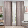 Aztec Ready Made Eyelet Blackout Curtains Rust