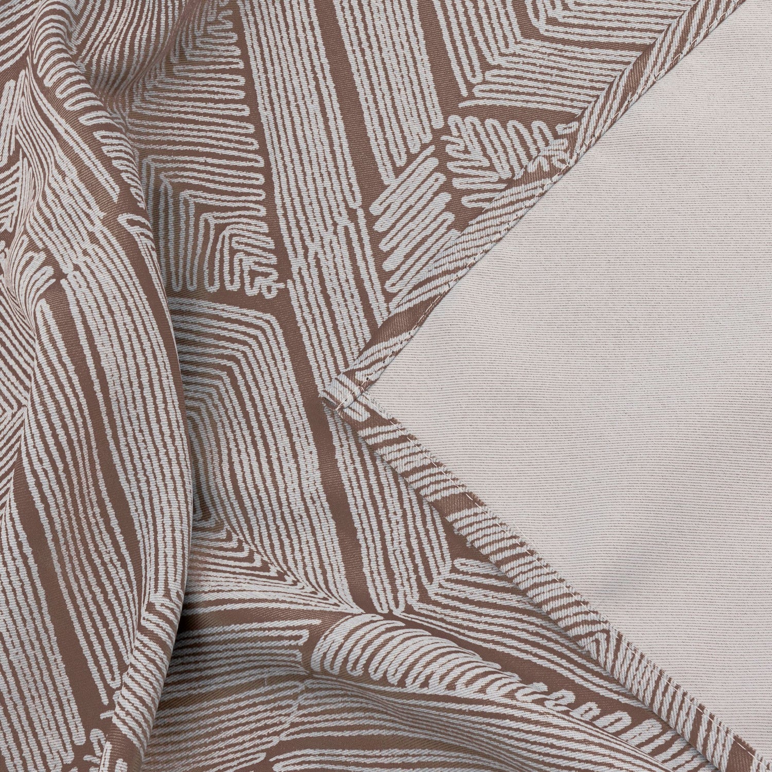 Aztec Ready Made Eyelet Blackout Curtains Rust