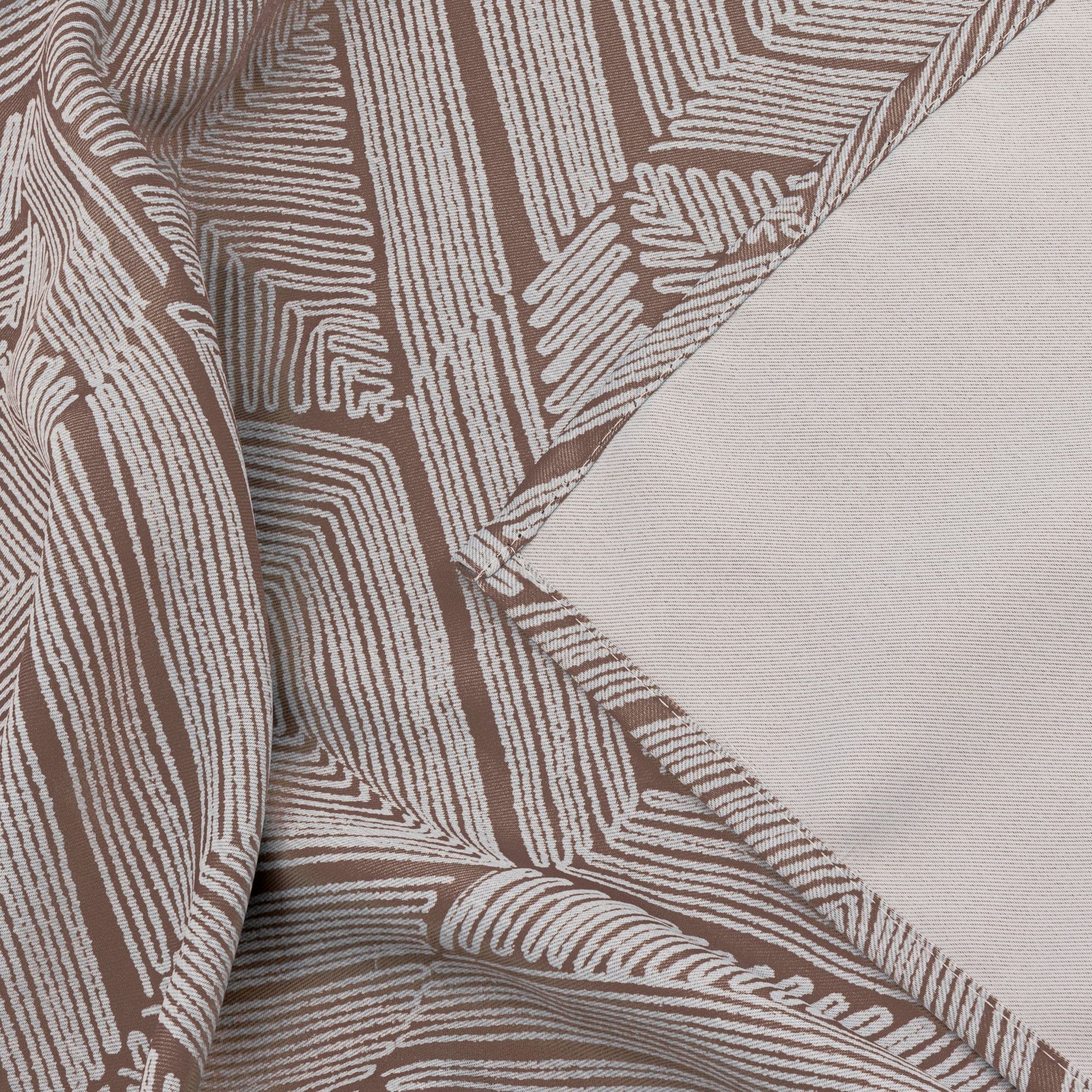 Aztec Ready Made Eyelet Blackout Curtains Rust