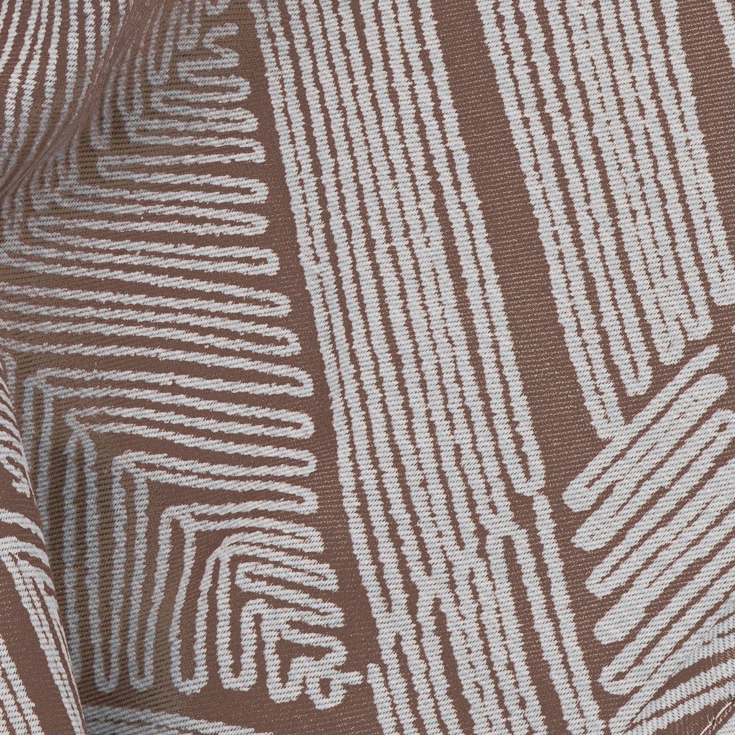 Aztec Ready Made Eyelet Blackout Curtains Rust