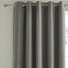 Laura Ashley Abbott Ready Made Eyelet Curtains Steel
