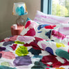 Bluebellgray Abstract Duvet Cover Bedding Set Fuchsia