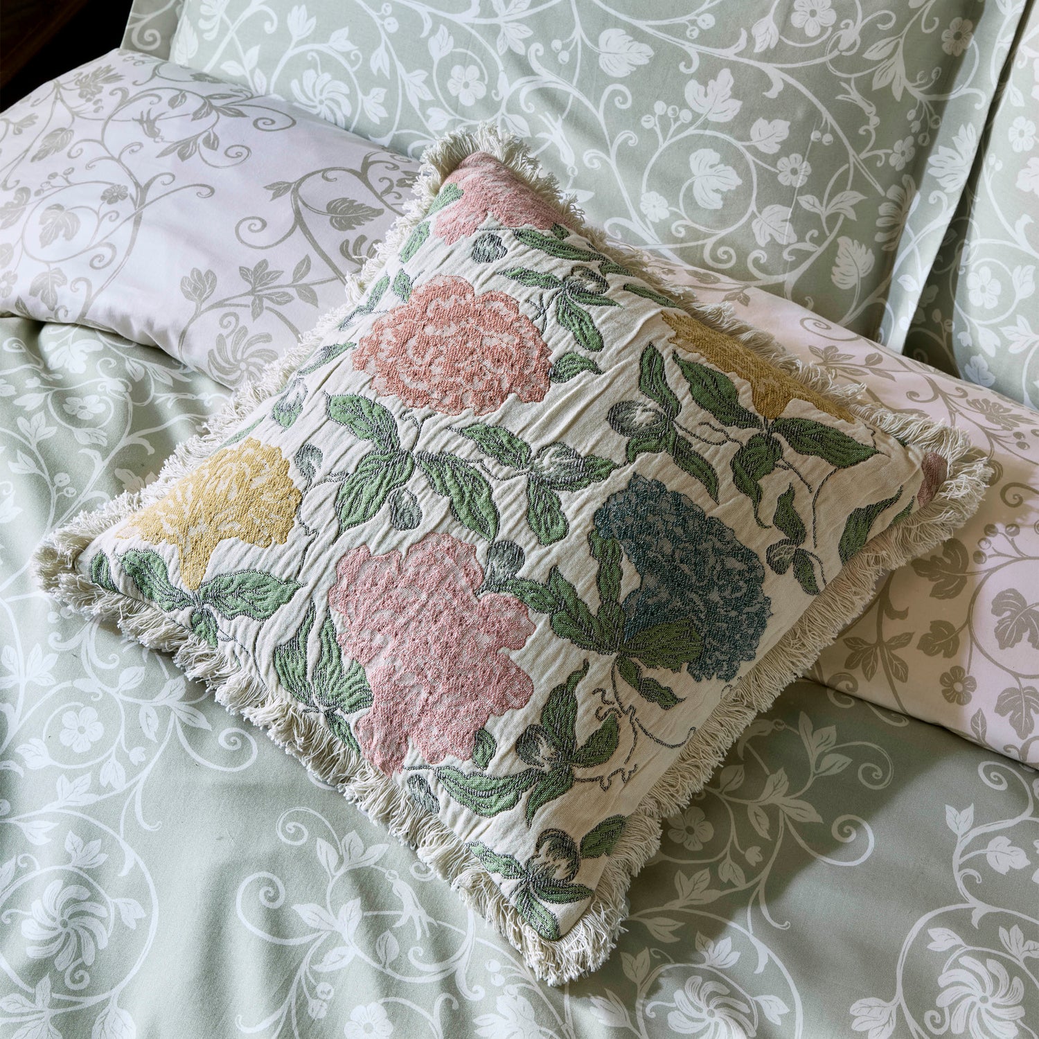 Historic Royal Palaces Albert Jacquard 45cmx45cm Filled Cushion Multi