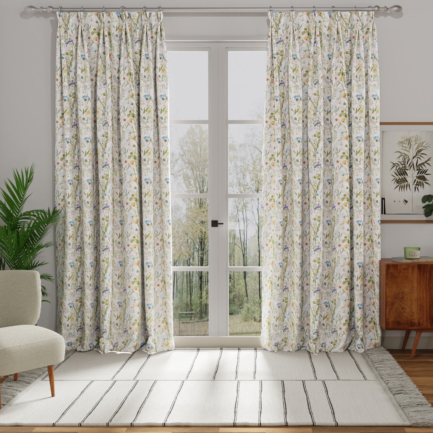 Linda Barker Alda Made to Measure Curtain Blue