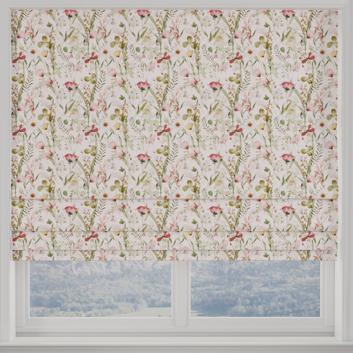 Linda Barker Alda 100% Cotton Fabric Red