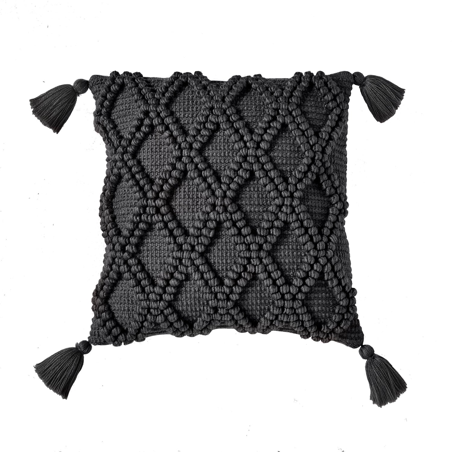 Drift Home Alda Outdoor Filled Cushion 43cm x 43cm Black