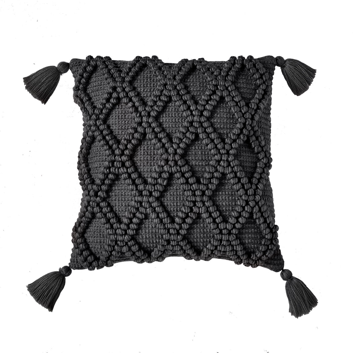 Drift Home Alda Outdoor Filled Cushion 43cm x 43cm Black