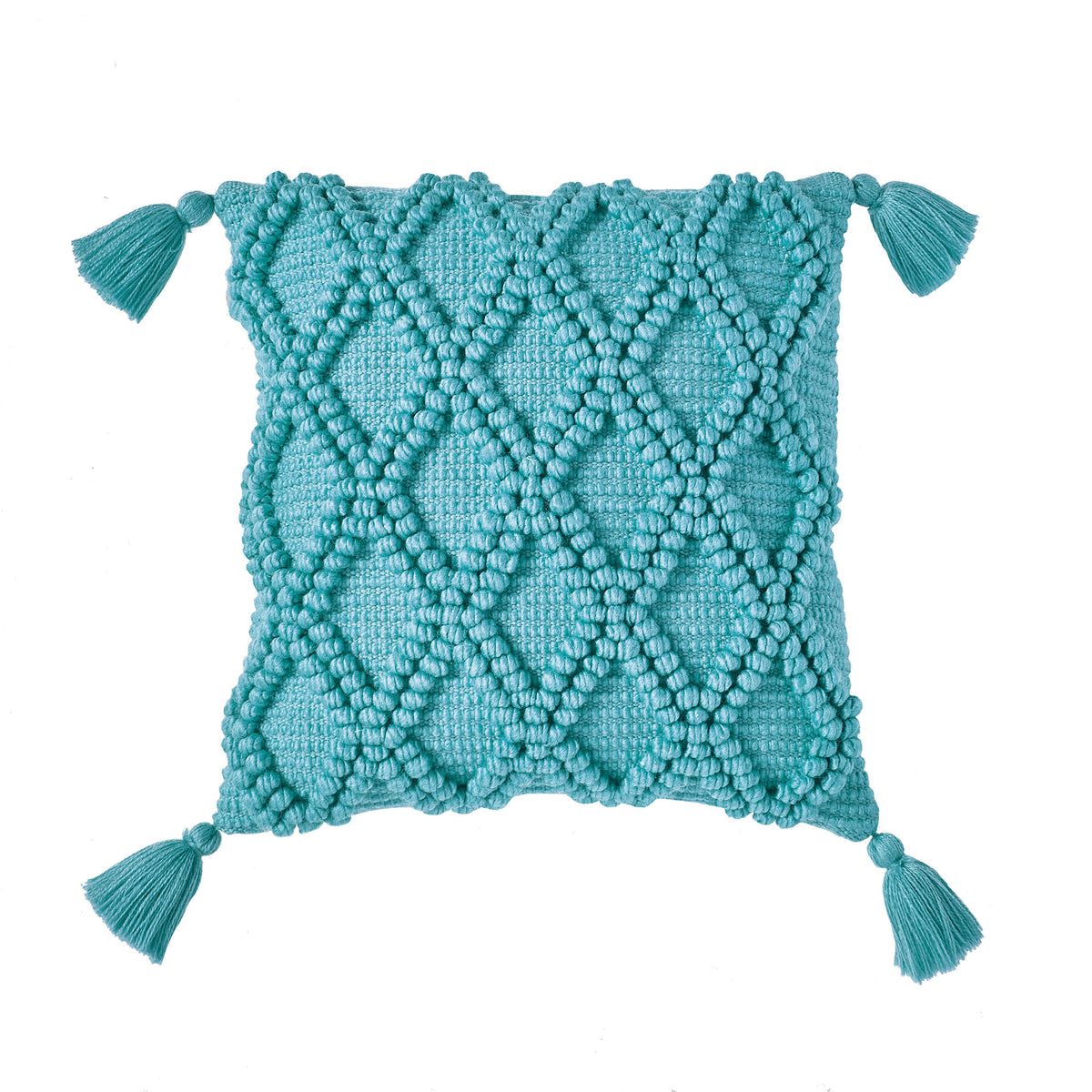 Drift Home Alda Outdoor Filled Cushion 43cm x 43cm Duck Egg
