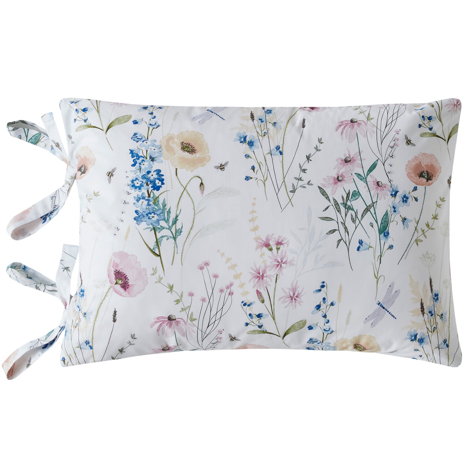 Laura Ashley Alford Meadow Duvet Cover Bedding Set Delphinium Blue