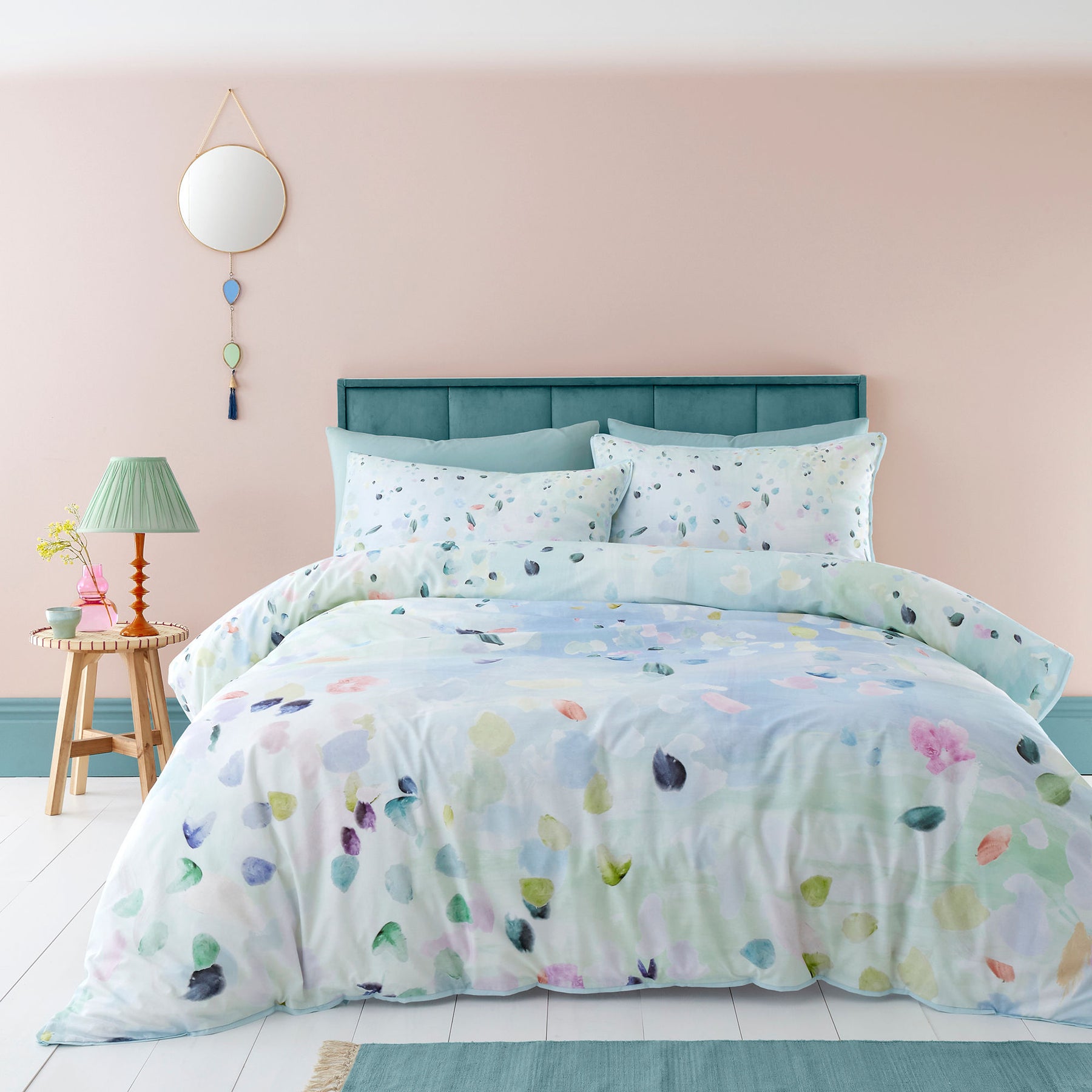 Appletree Style Alfresco Duvet Cover Bedding Set Duckegg