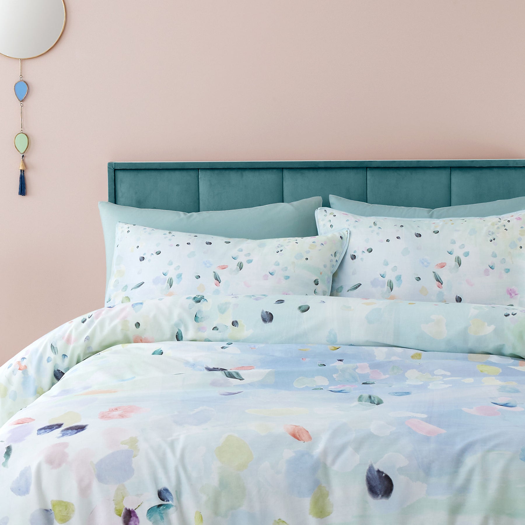 Appletree Style Alfresco Duvet Cover Bedding Set Duckegg