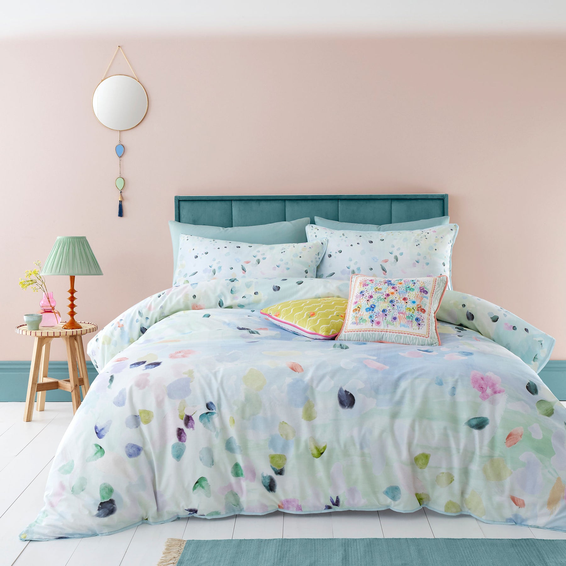 Appletree Style Alfresco Duvet Cover Bedding Set Duckegg