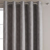 Laura Ashley Alnwick Ready Made Eyelet Curtains Steel
