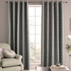 Laura Ashley Alnwick Ready Made Eyelet Curtains Steel