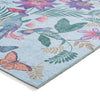 Catherine Lansfield Amaya Tropical Birds Washable Rug Purple