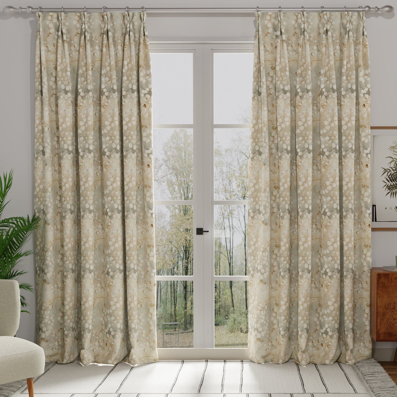 ANTE DECOR Lunaria Fabric Peach Fuzz