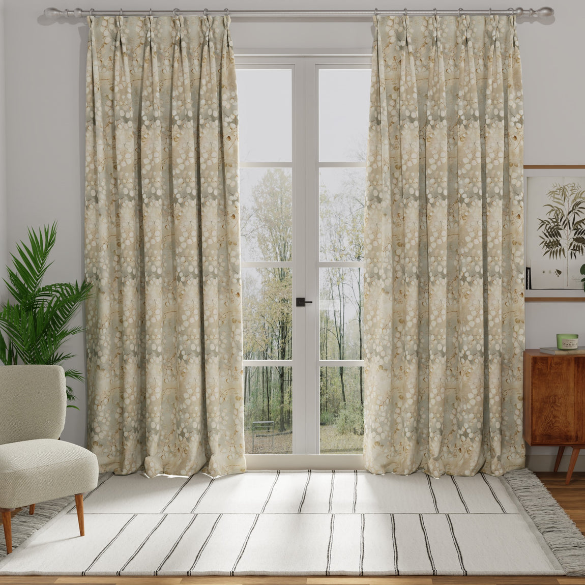 ANTE DECOR Lunaria Made to Measure Curtain Peach Fuzz