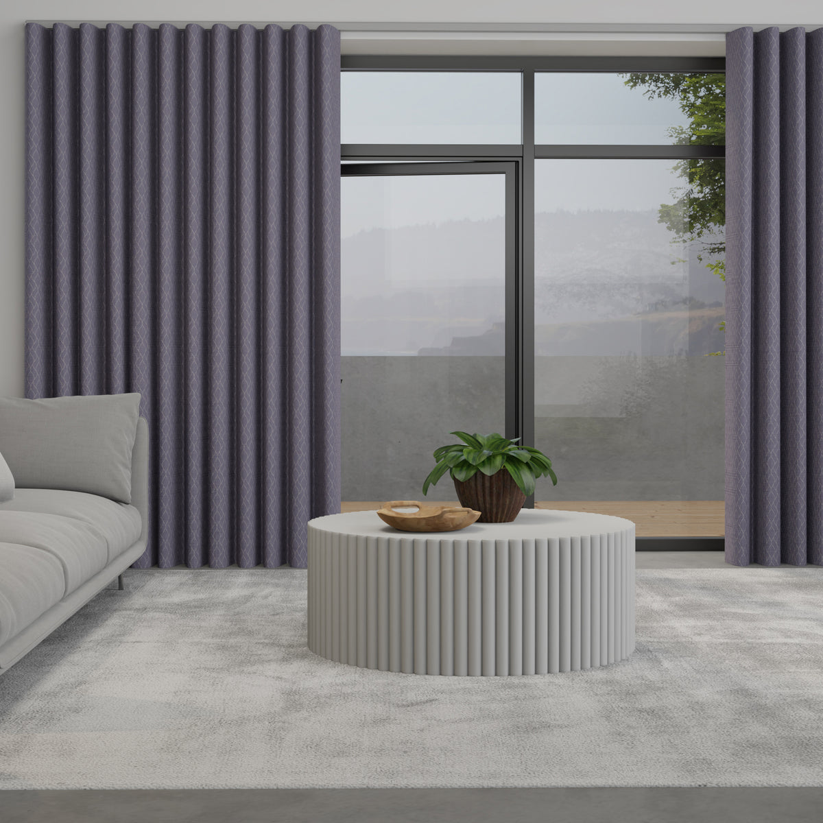 Nico Made to Measure Wave Curtain + FREE Track Iris